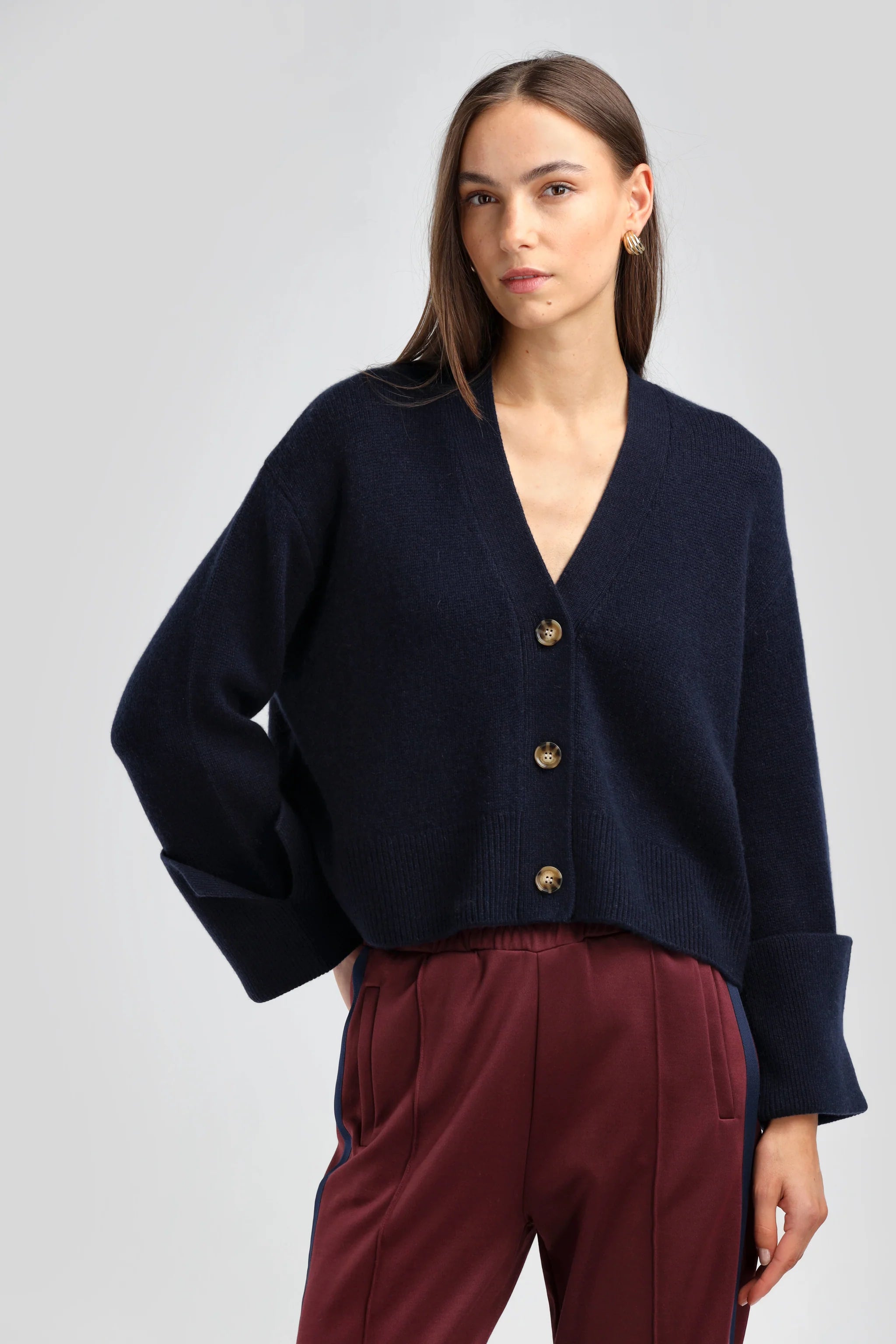 Paix Next Cardigan dark navy