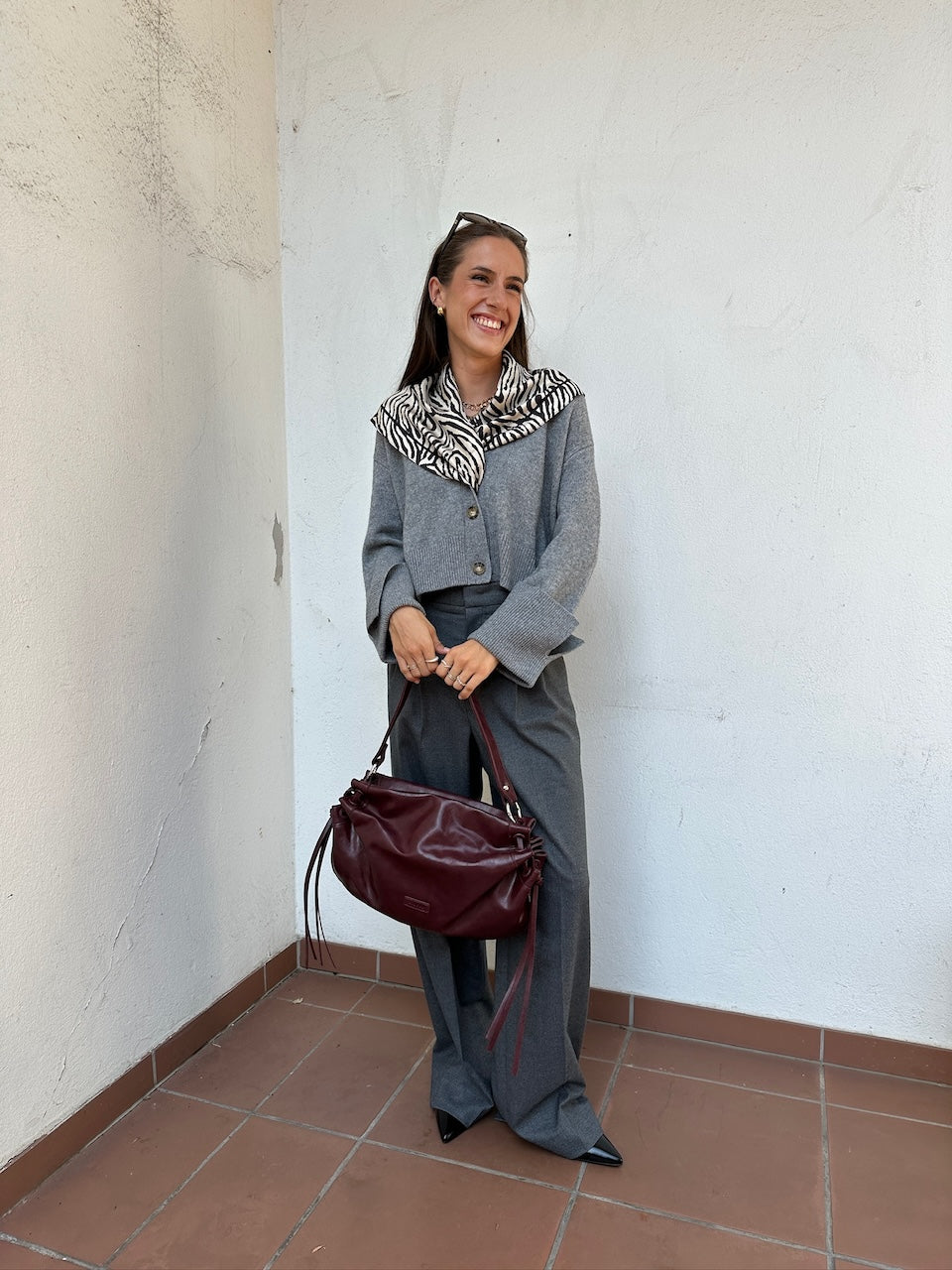 Paix Next Cardigan grey