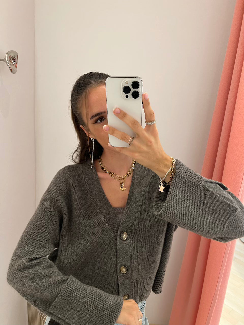 Paix Next Cardigan nougat