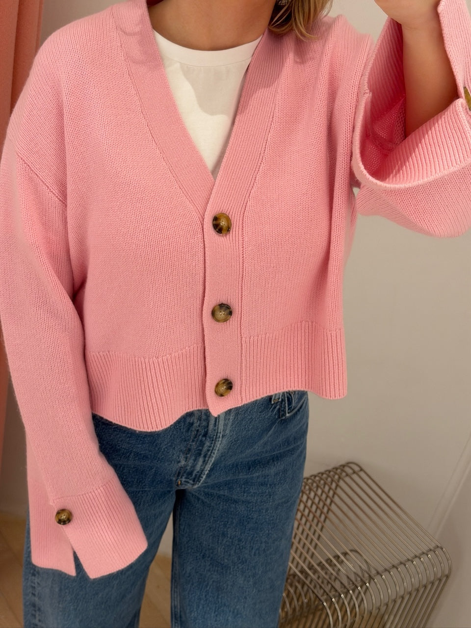 Palais Cardigan vintage rose