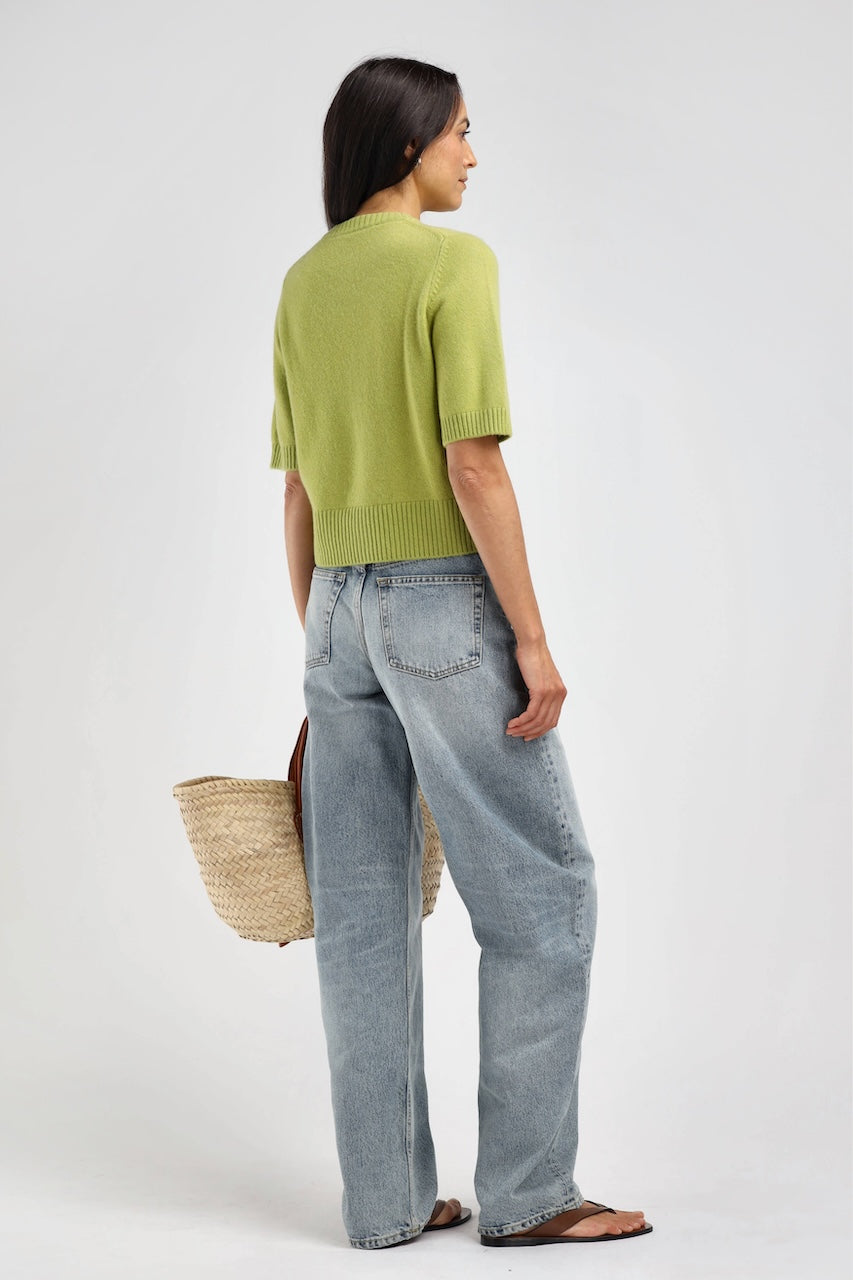 Poupette Cardigan soleil matcha