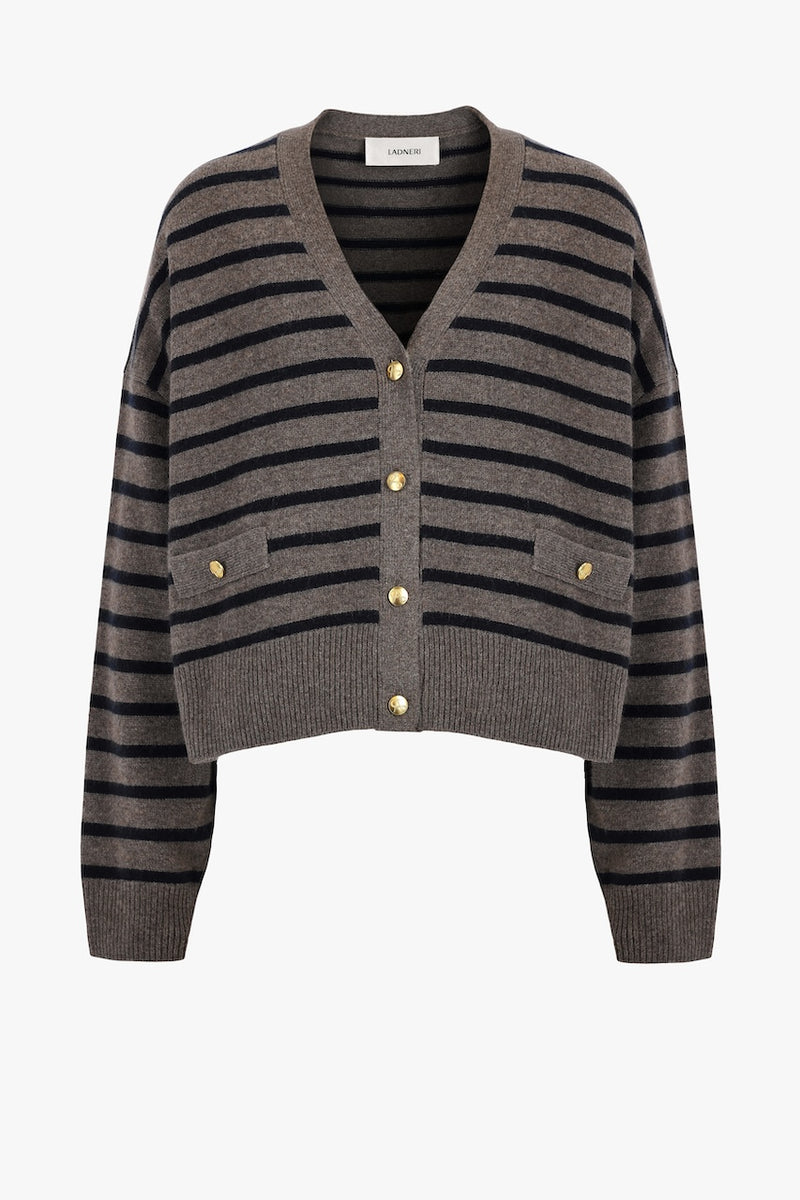 Ramatuelle Cardigan nougat/dark navy