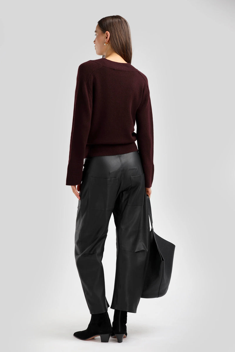 Ruby Pullover red wine