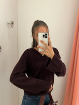 Ruby Pullover red wine