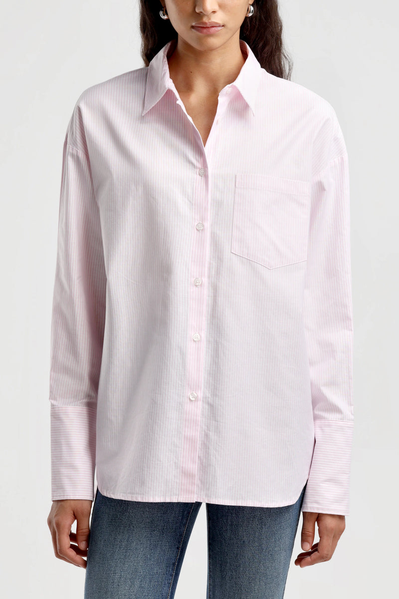 St. Germain Oxford Shirt rose stripe