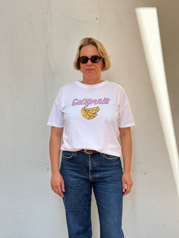 T-Shirt Banana white/pink