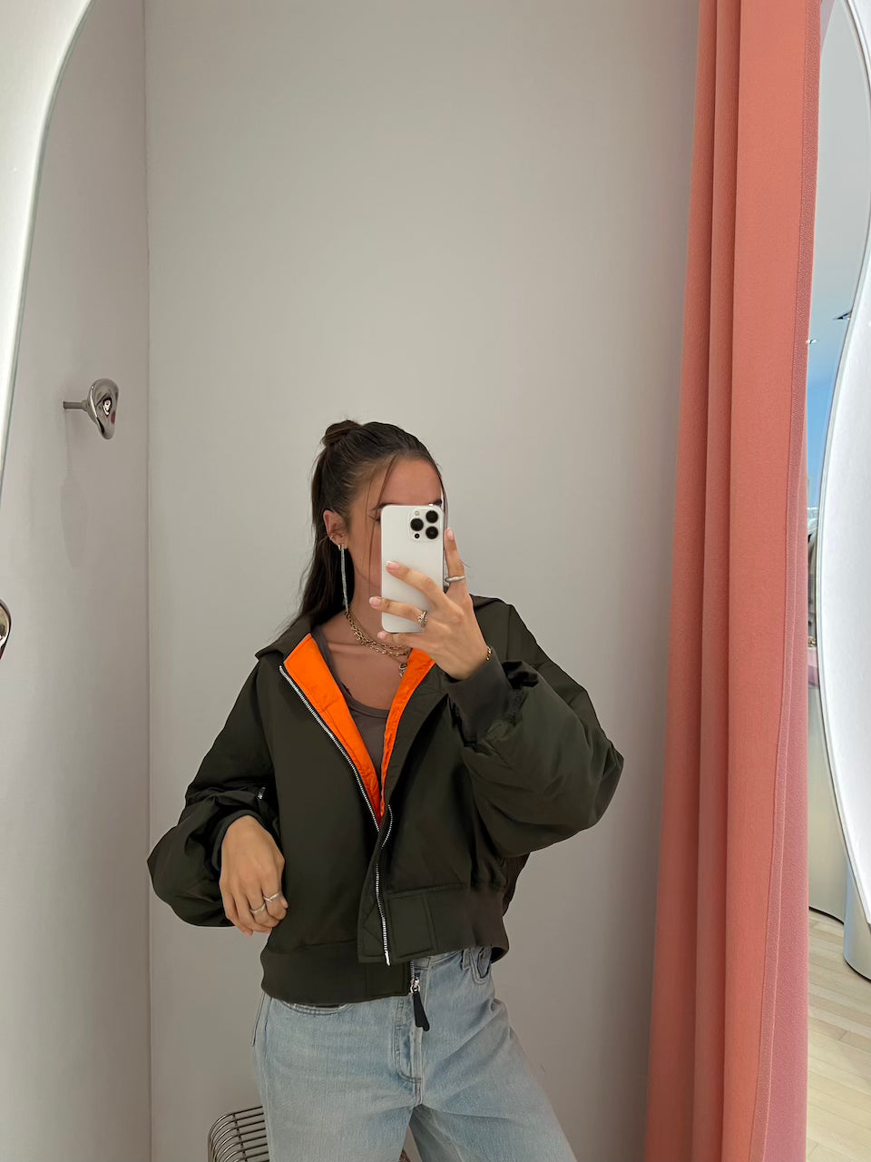 The Getty Bomber Jacket oliv