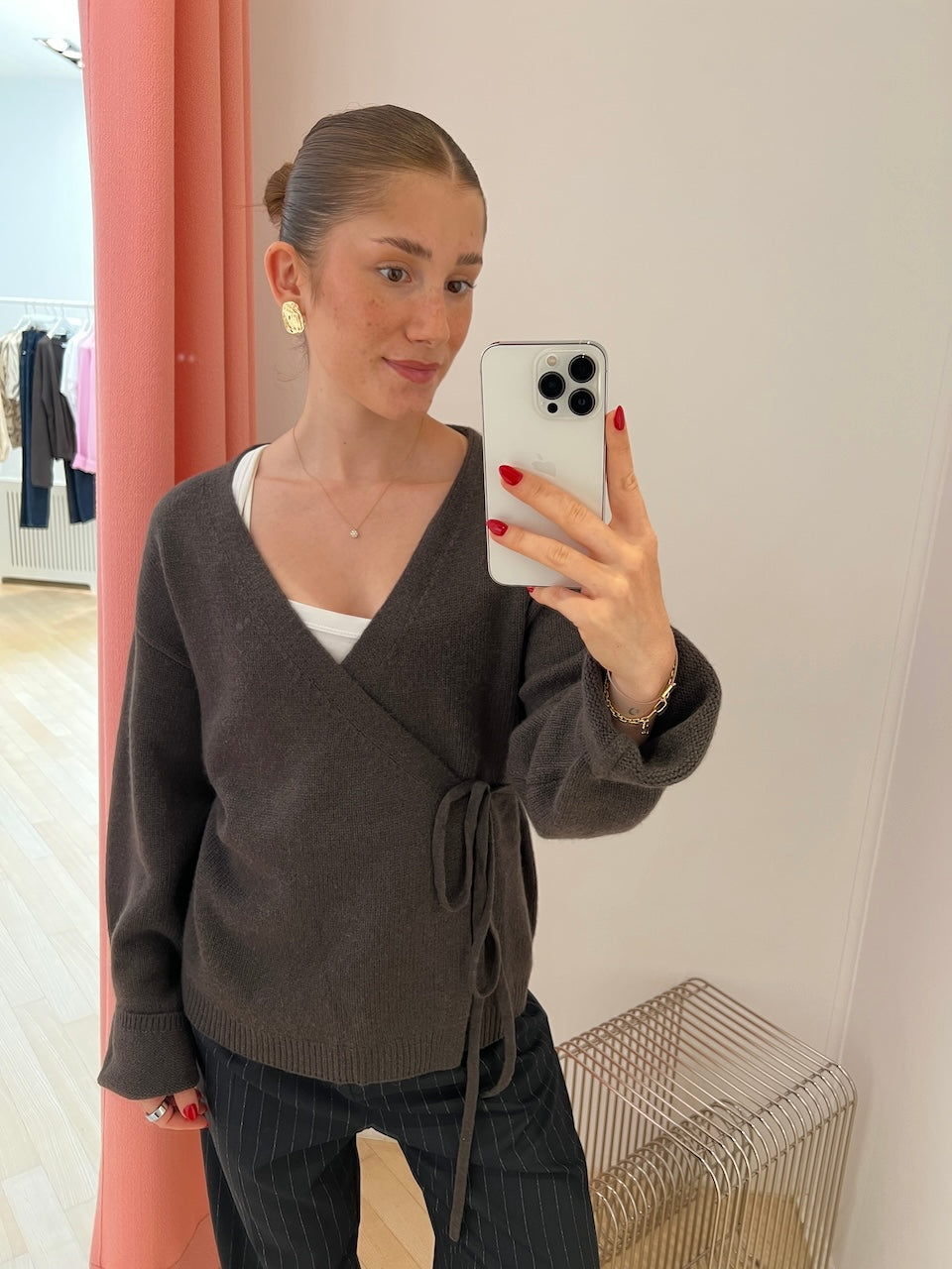 Velluto Cardigan cacao noir