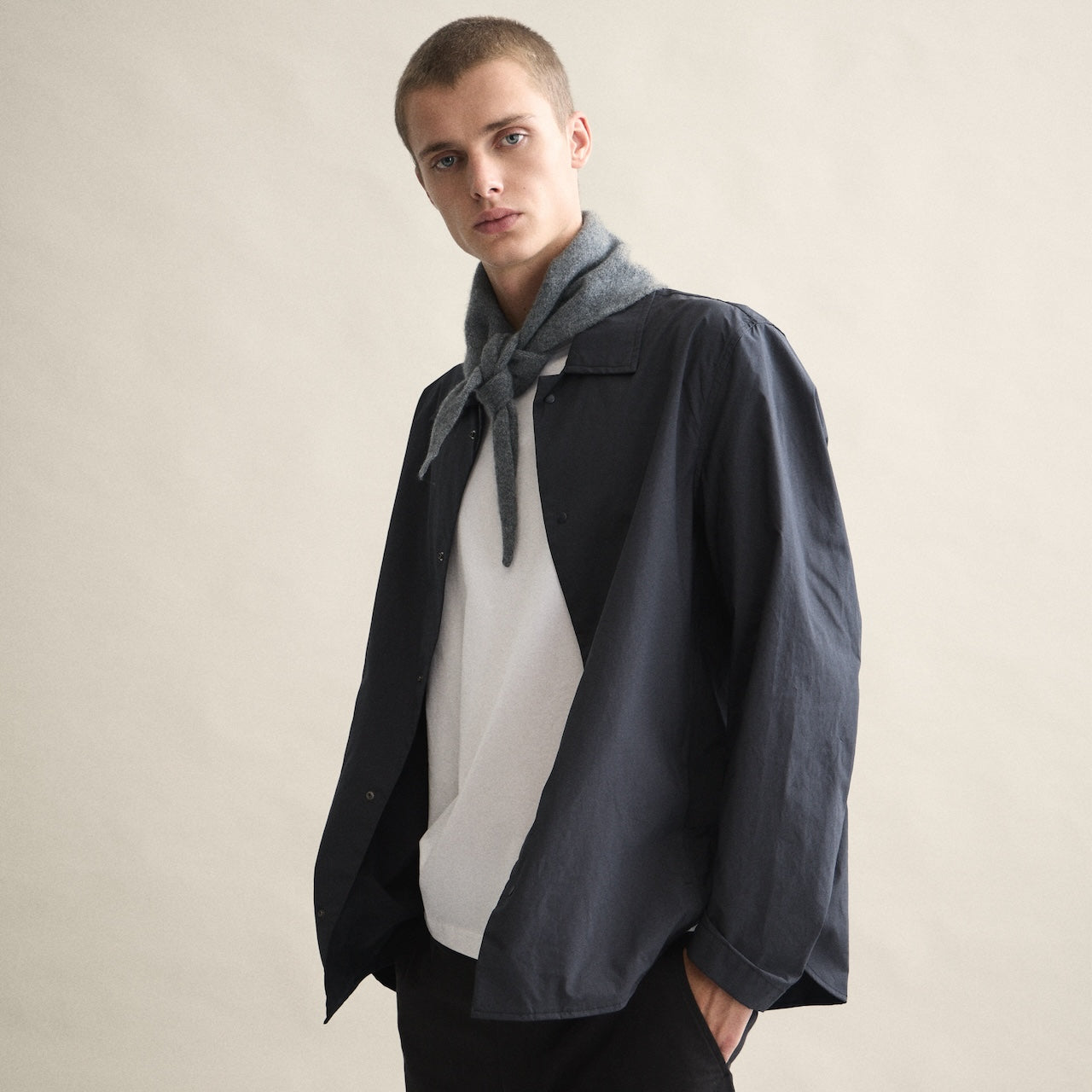 Sophie Scarf Bandana slate grey