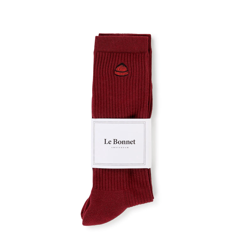 Socks bordeaux