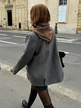 Striped Scarf brown 80cm