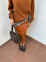 Zebra Scarf cream/black 80cm