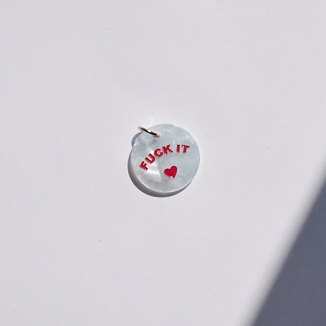 Schlüsselanhänger Coin FUCK IT