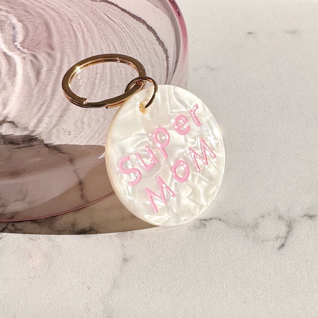 Schlüsselanhänger Super Mom
