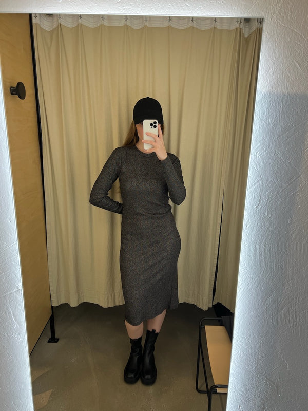 2x2 Lurex Duba Dress multi black