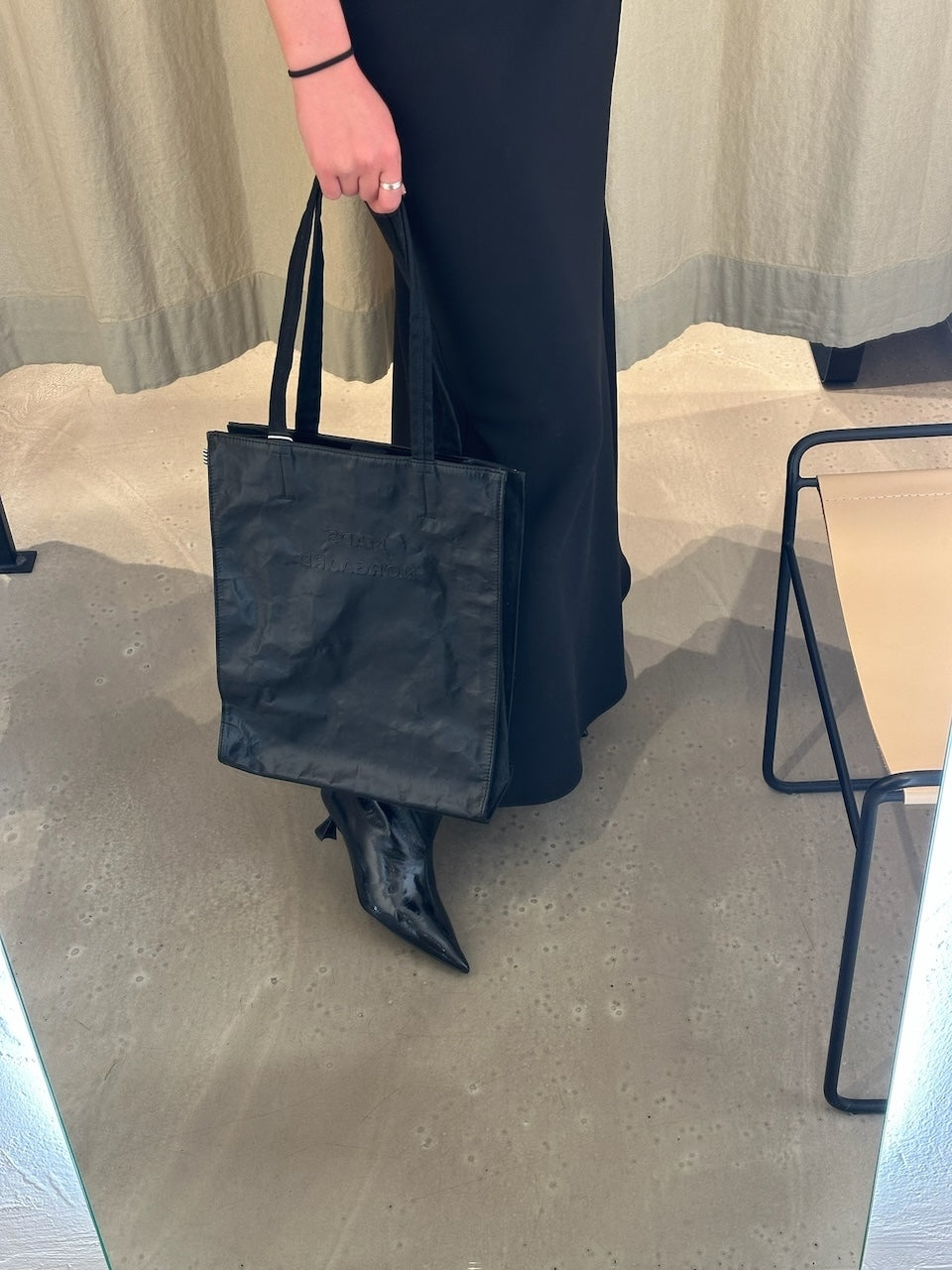 Crinckle Journey Tote Bag raw