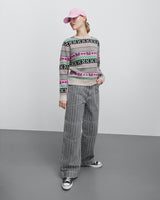 New Nordic Sonda Sweater jacquard multi