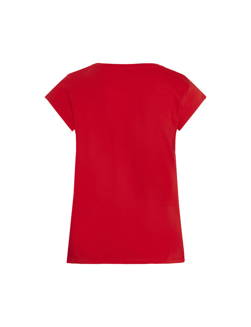 Organic Jersey Teasy Tee FAV fiery red