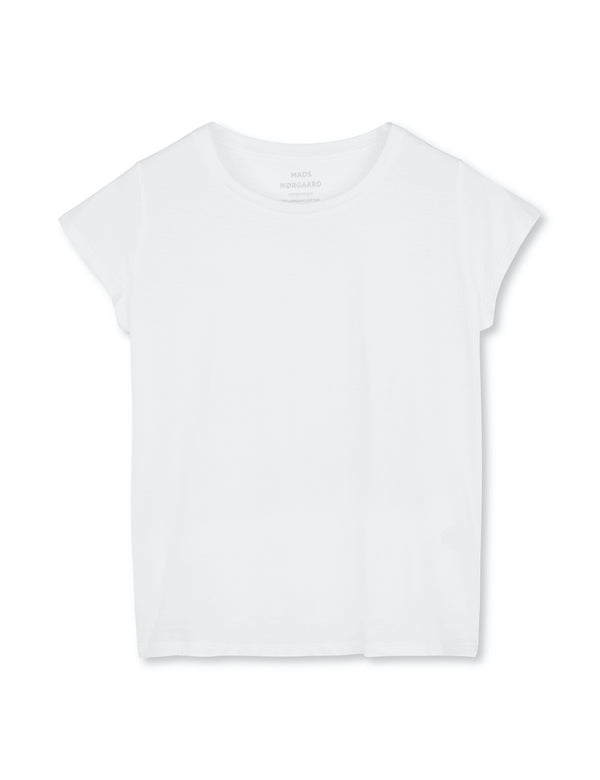 Organic Jersey Teasy Tee FAV white