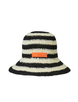 Paper Straw Malou Hat black