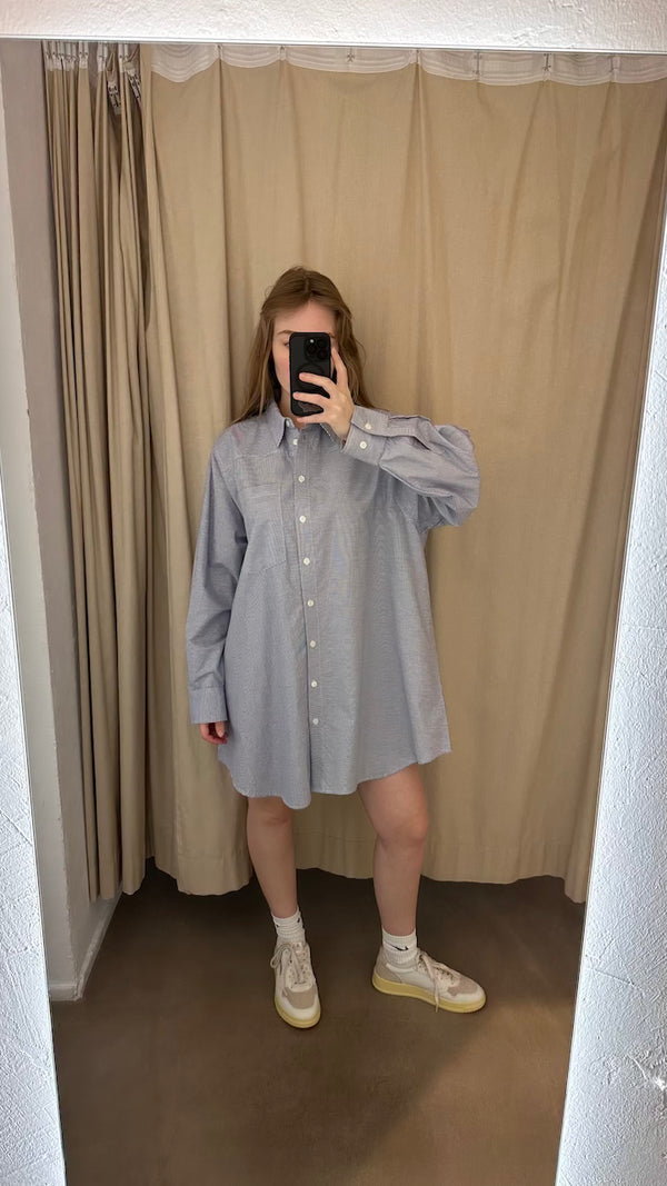 Popla Nuella Shirt estate blue cloud dancer