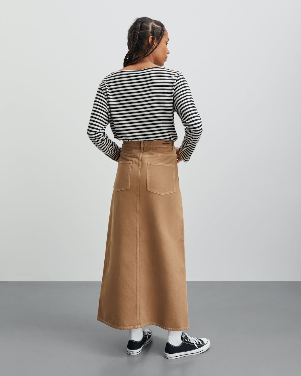 Soil Denim Ketty Skirt tiger's eye