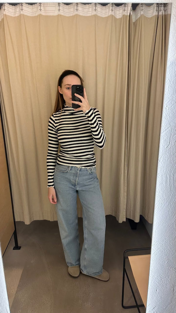 Solid Trutte Longsleeve stripe/deep well