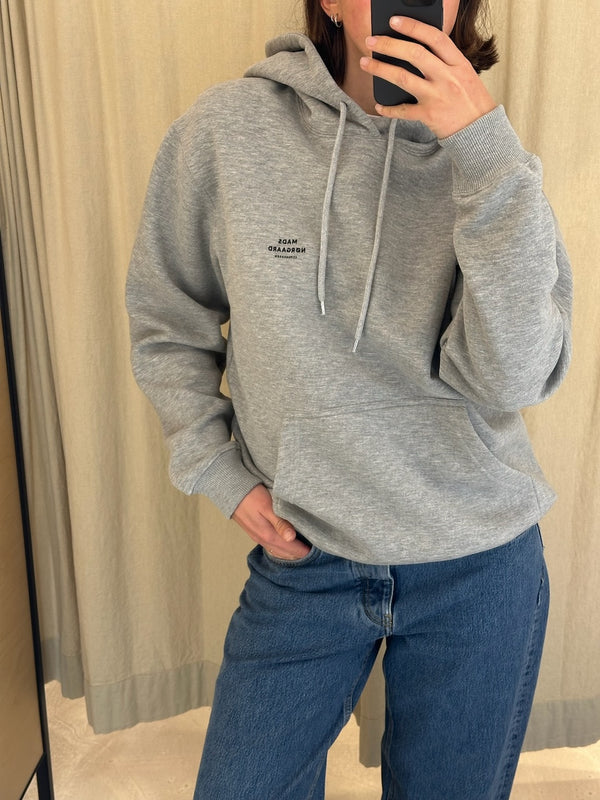 Standard Hoodie Logo Sweat grey melange