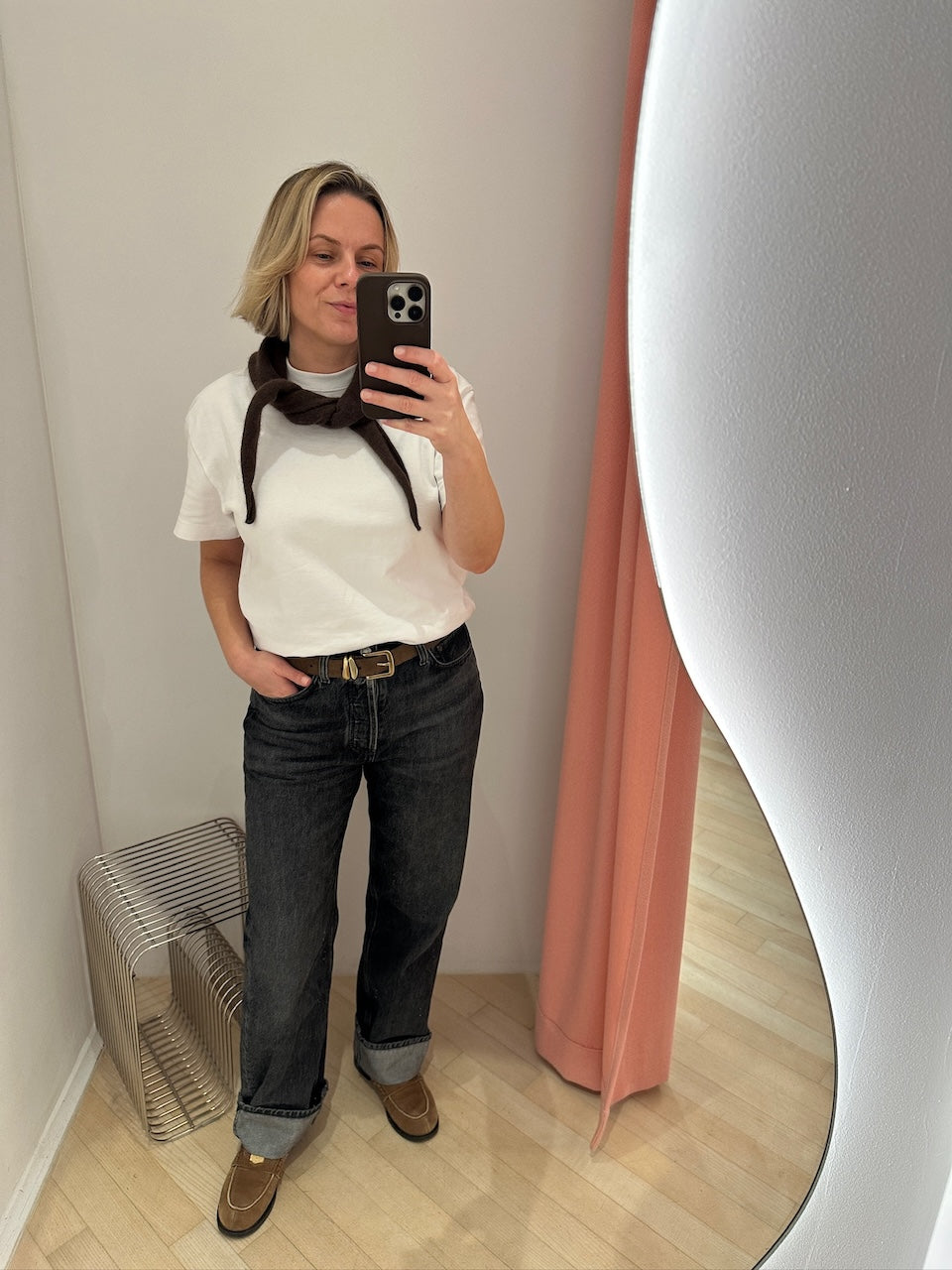 AdleyMBG Belt Suede cognac