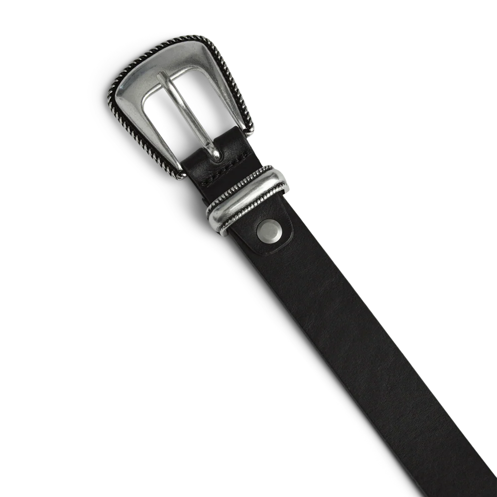 PaigeMBG Belt black silver