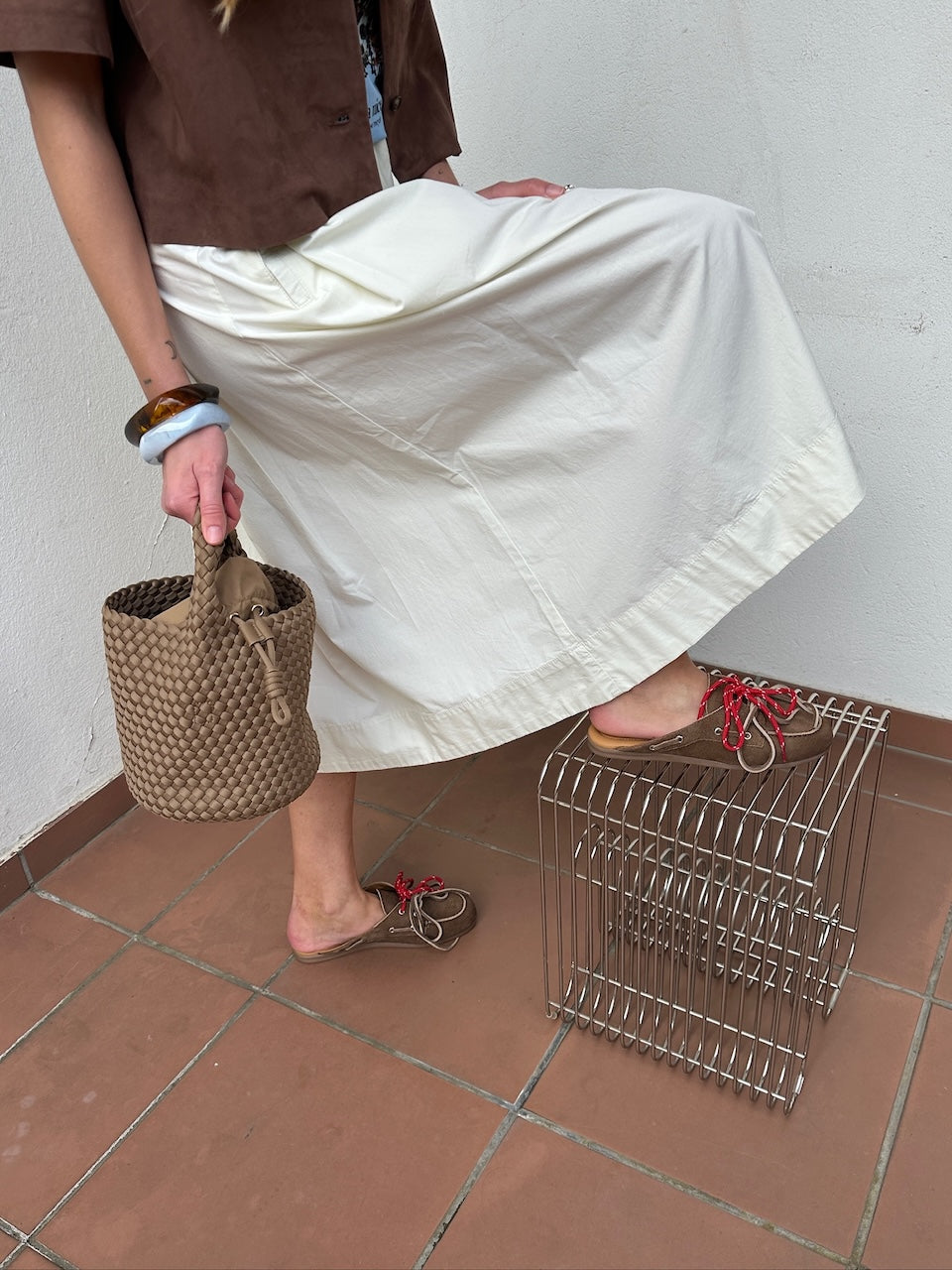 Marrea Basket retro sand