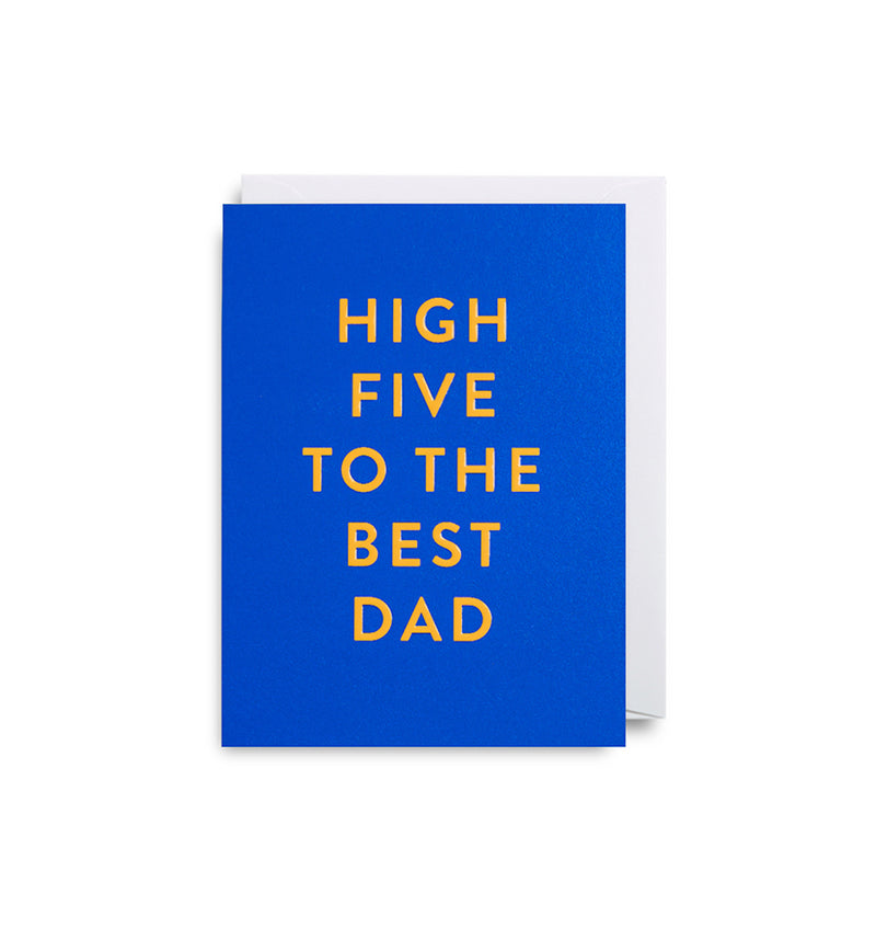 Minikarte - High five to the best dad