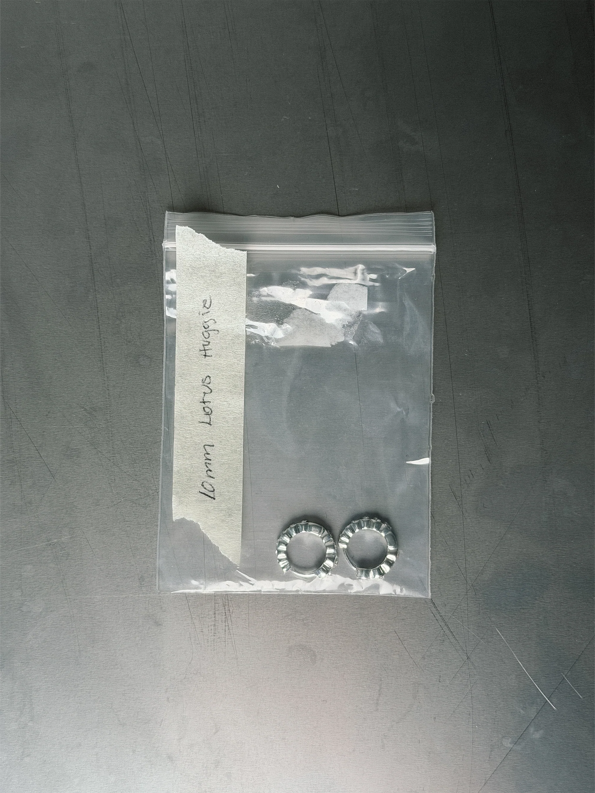 10mm Lotus Huggie silver