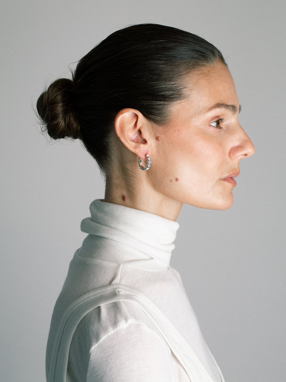 15mm Lotus Hoops silver