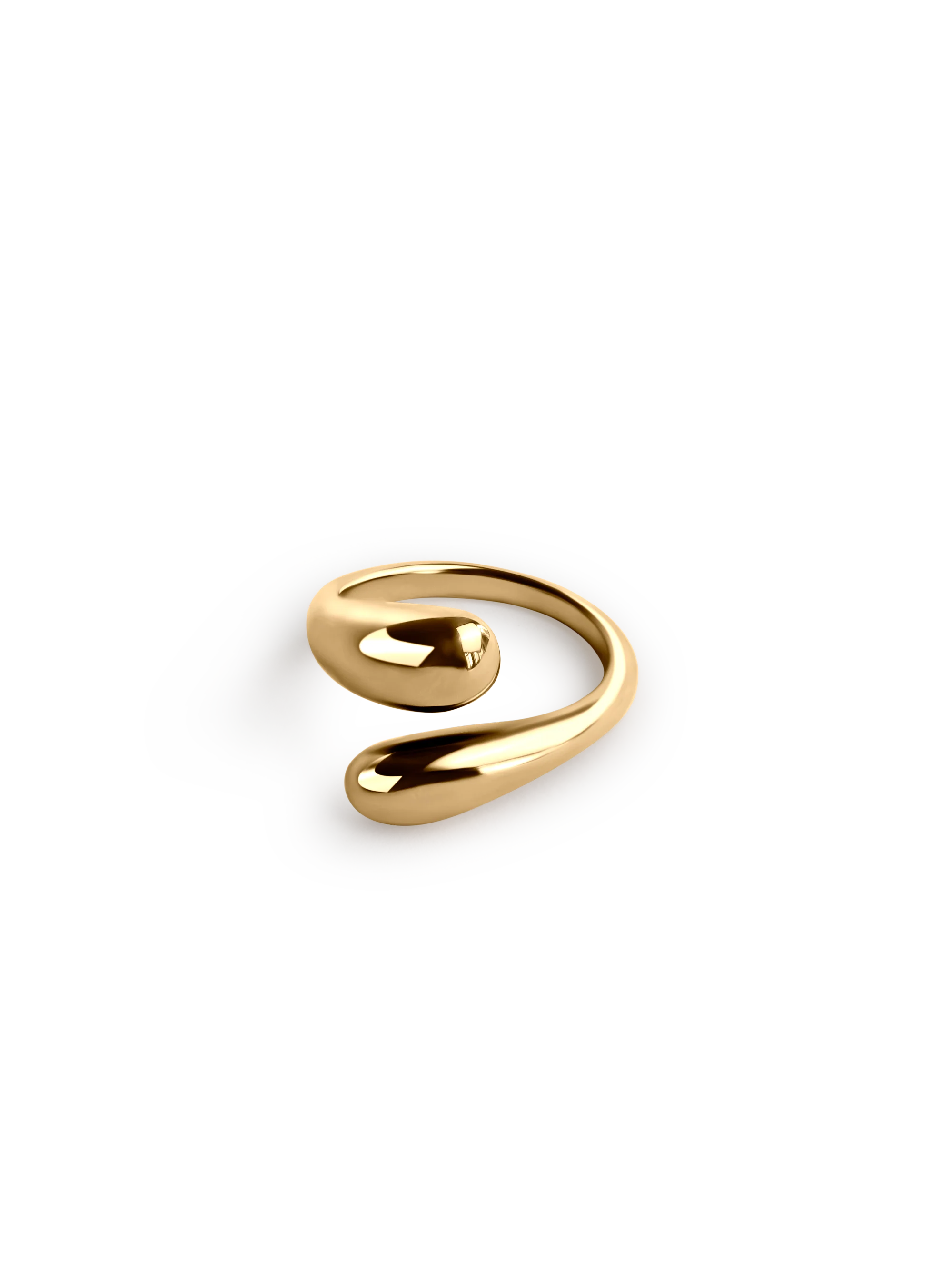 Adjustable Sleek Ring golden