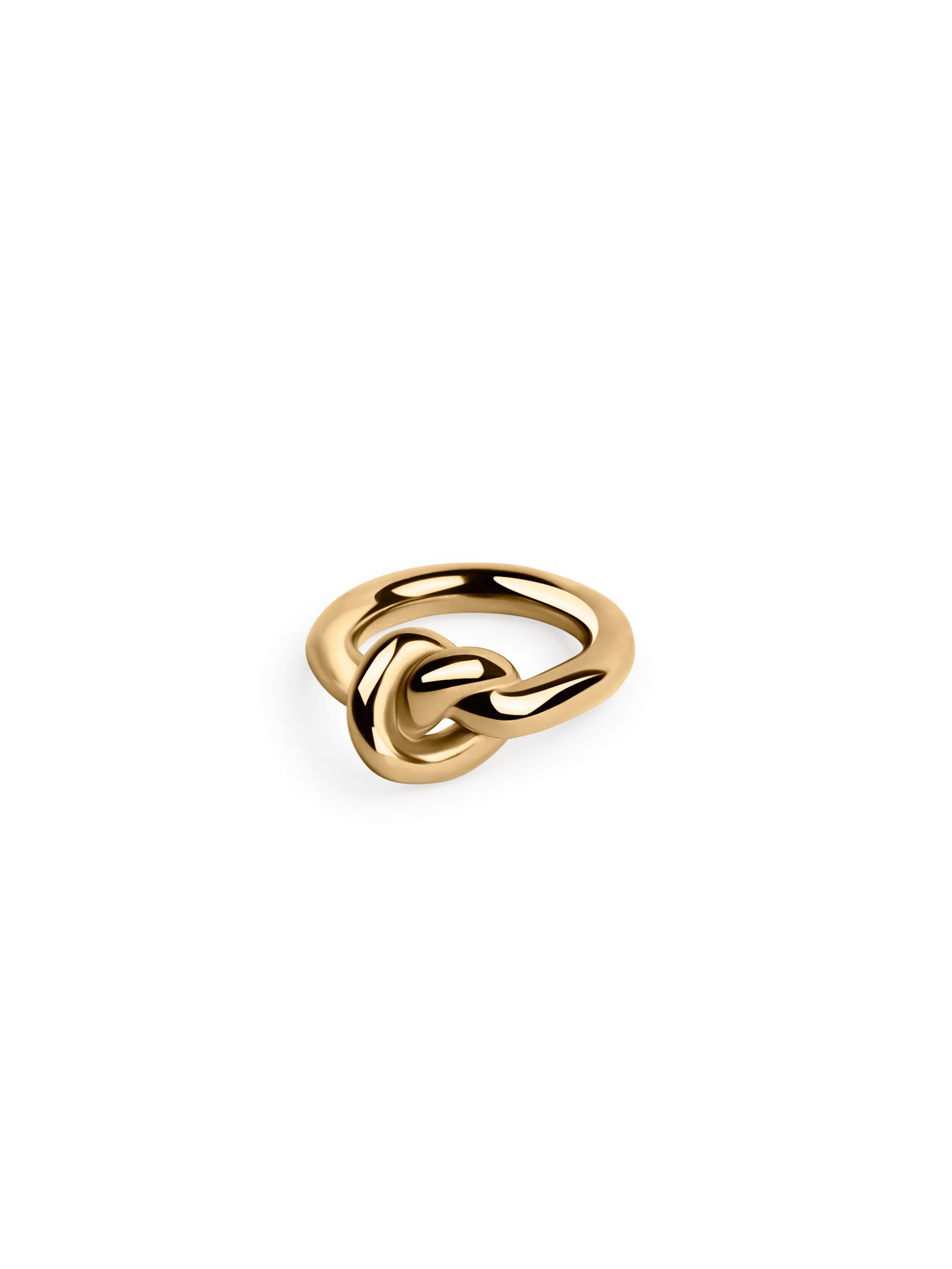 Chunky Knot Ring golden