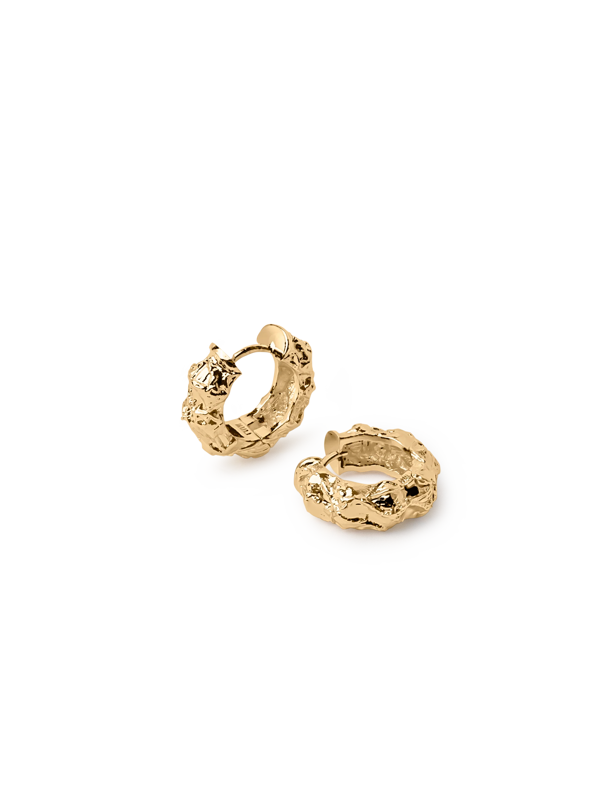 Hammered Hoops golden