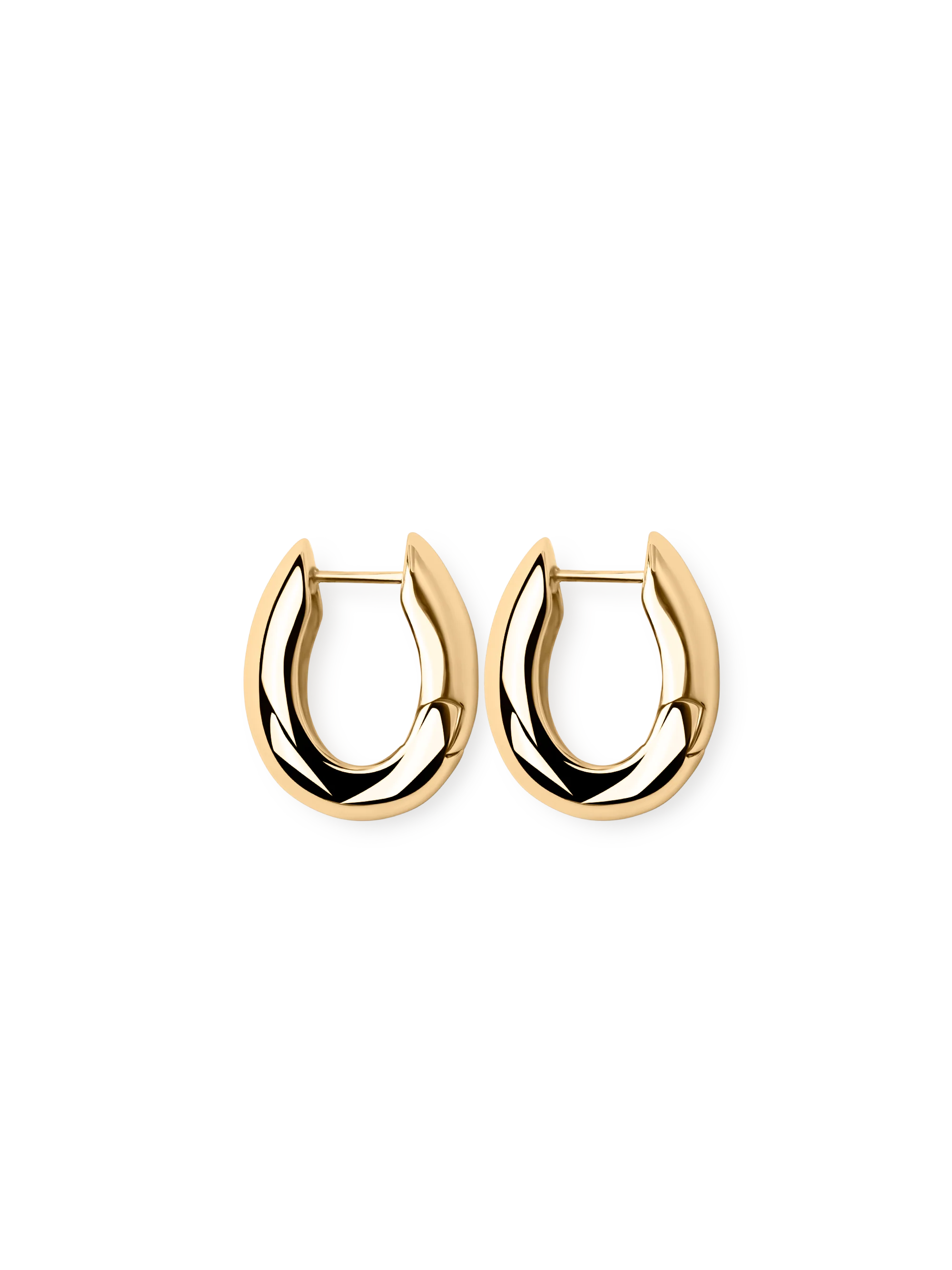 Oval Dome Hoops golden