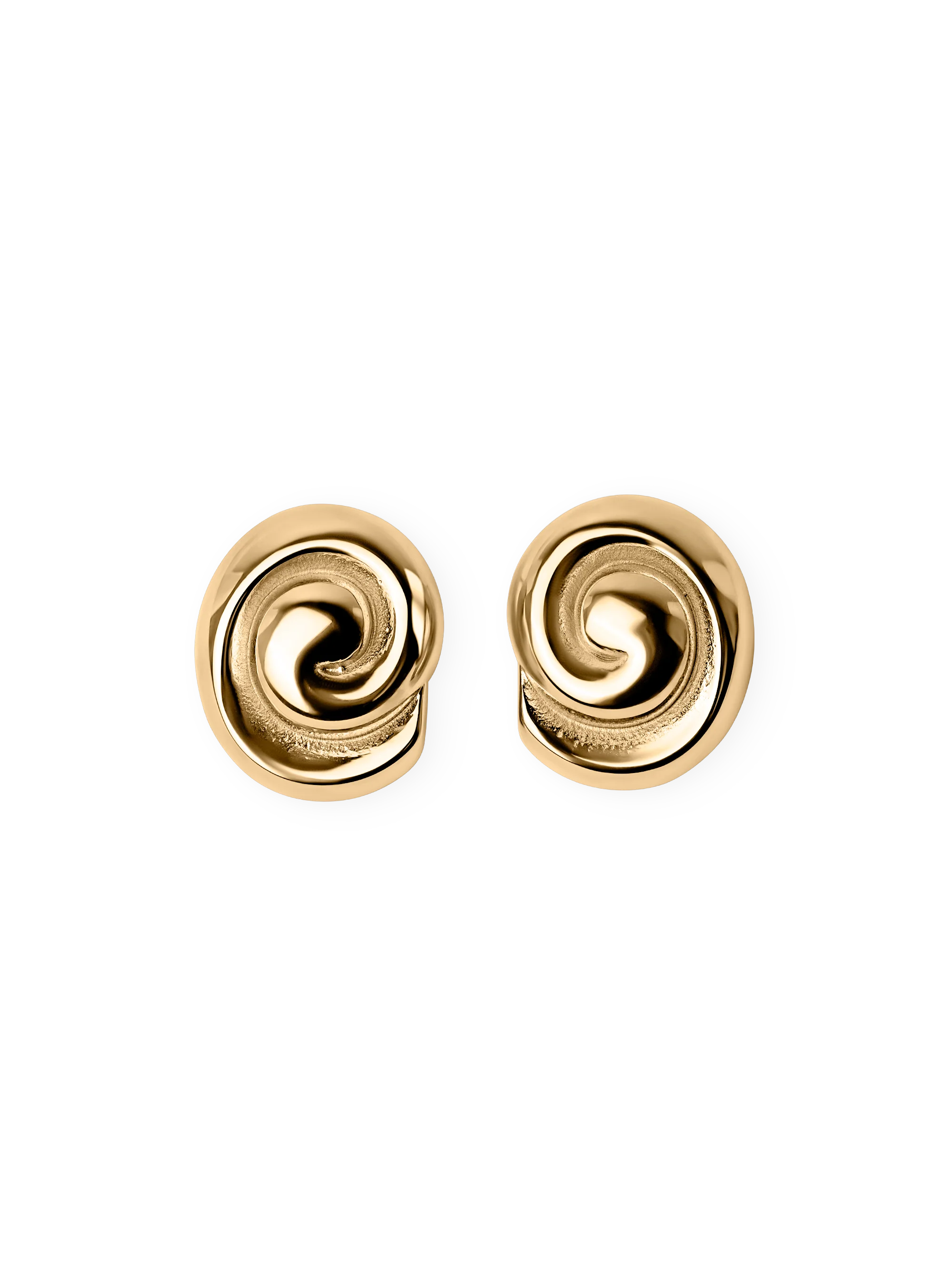 Swirl Earrings golden