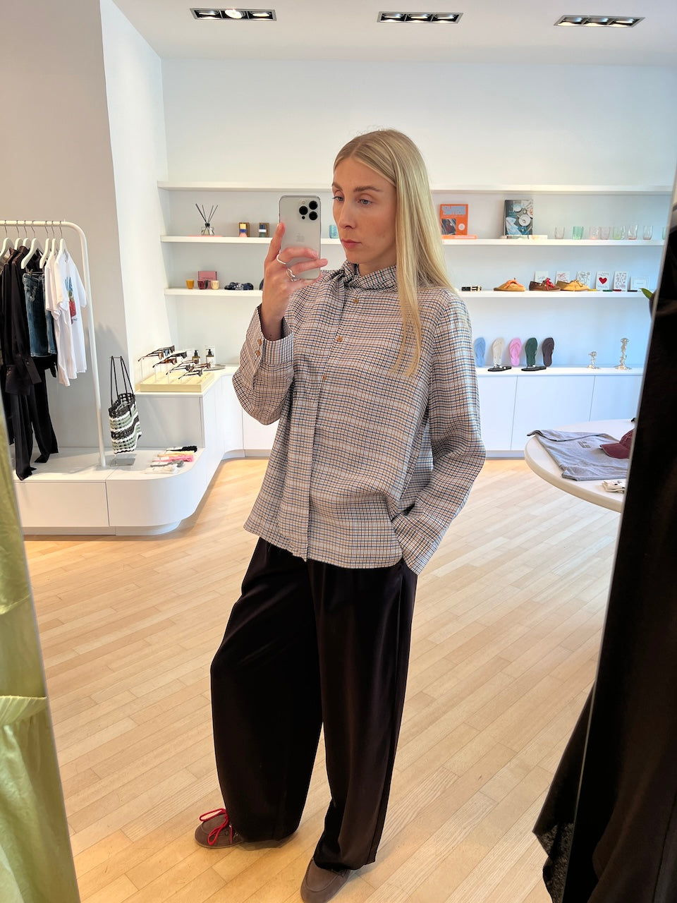 Veiling Top Blouse mix blue