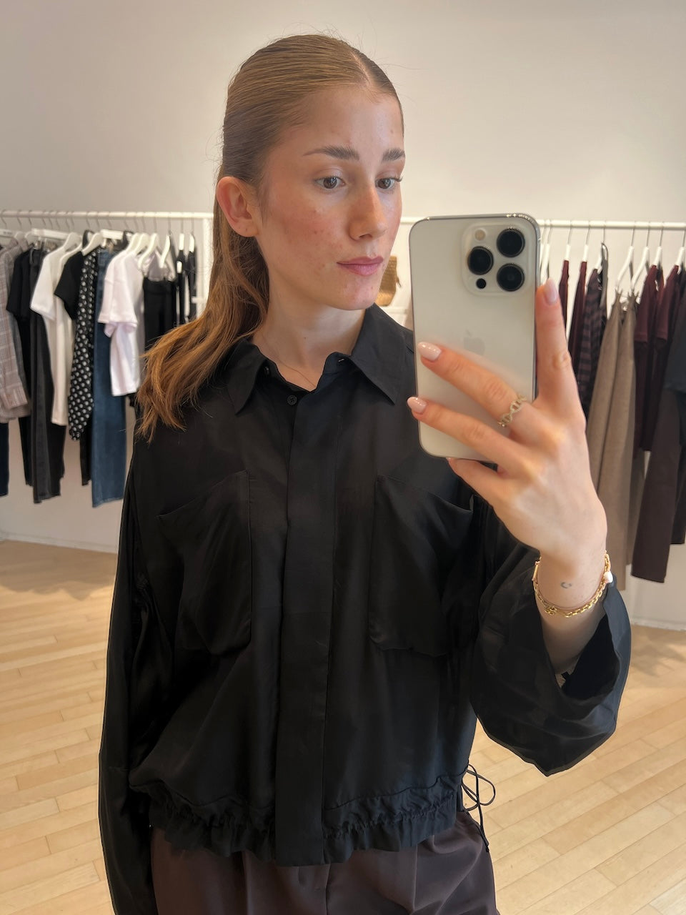 Vigil Top Blouse black