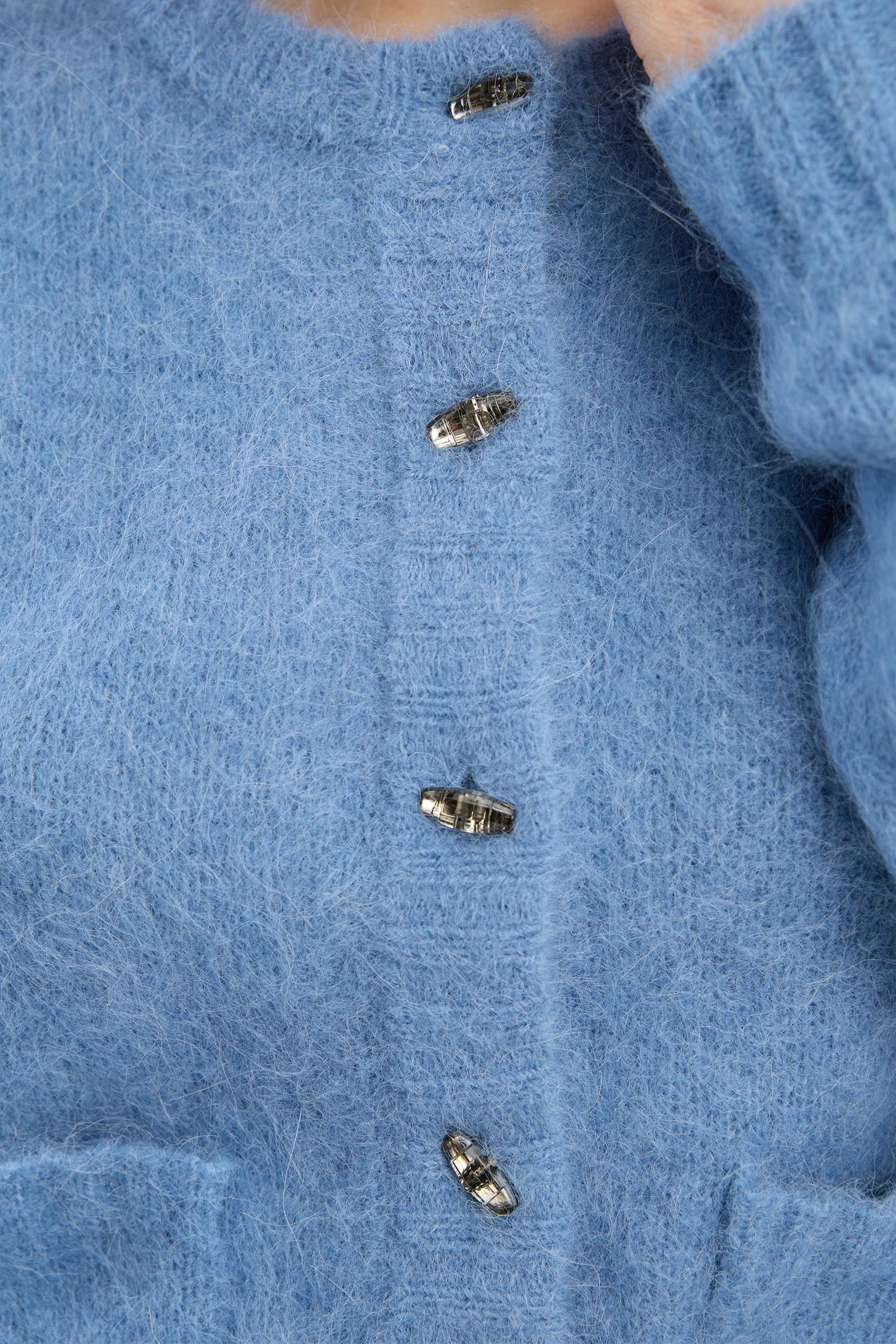 Vovilla Knit Cardigan blue