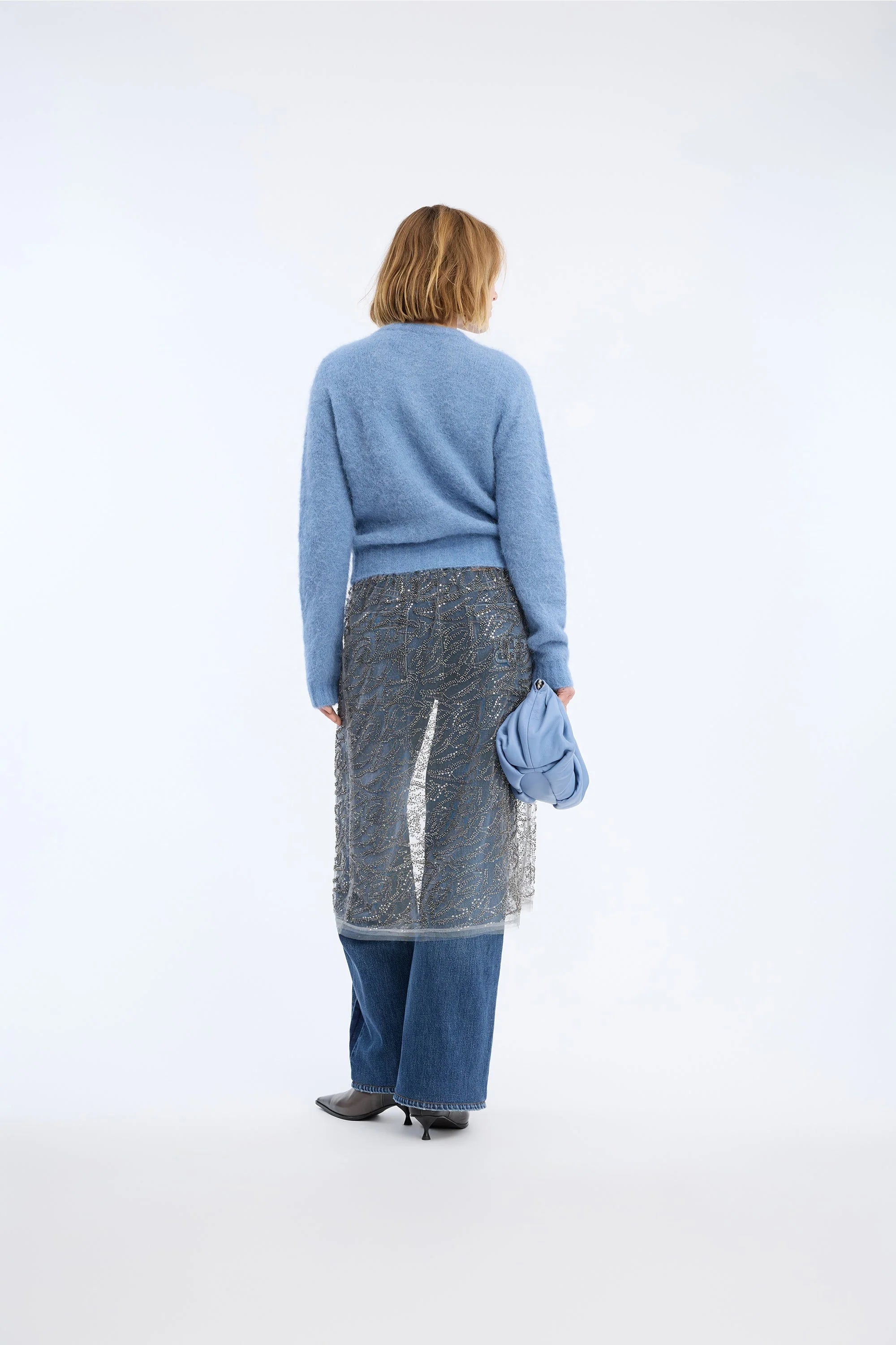 Vovilla Knit Cardigan blue