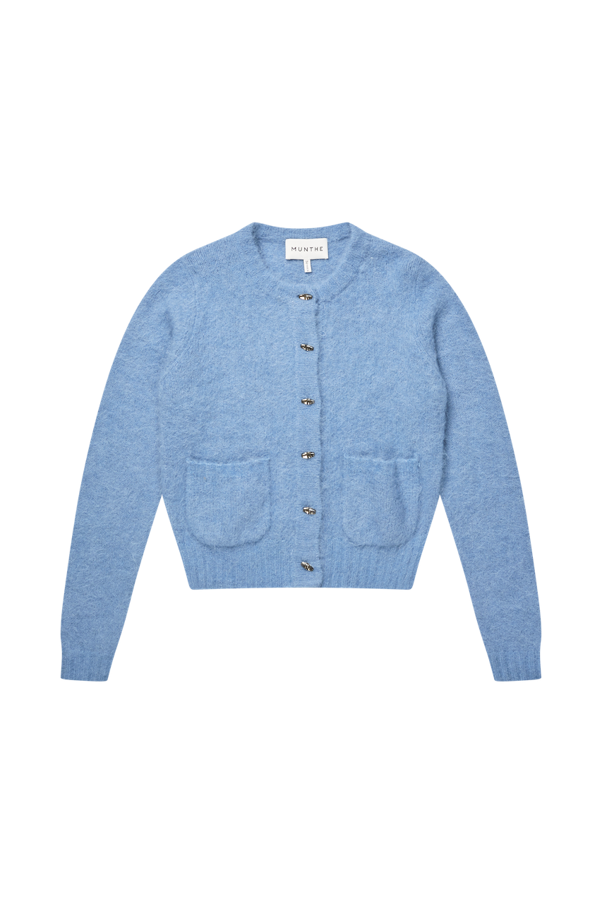 Vovilla Knit Cardigan blue