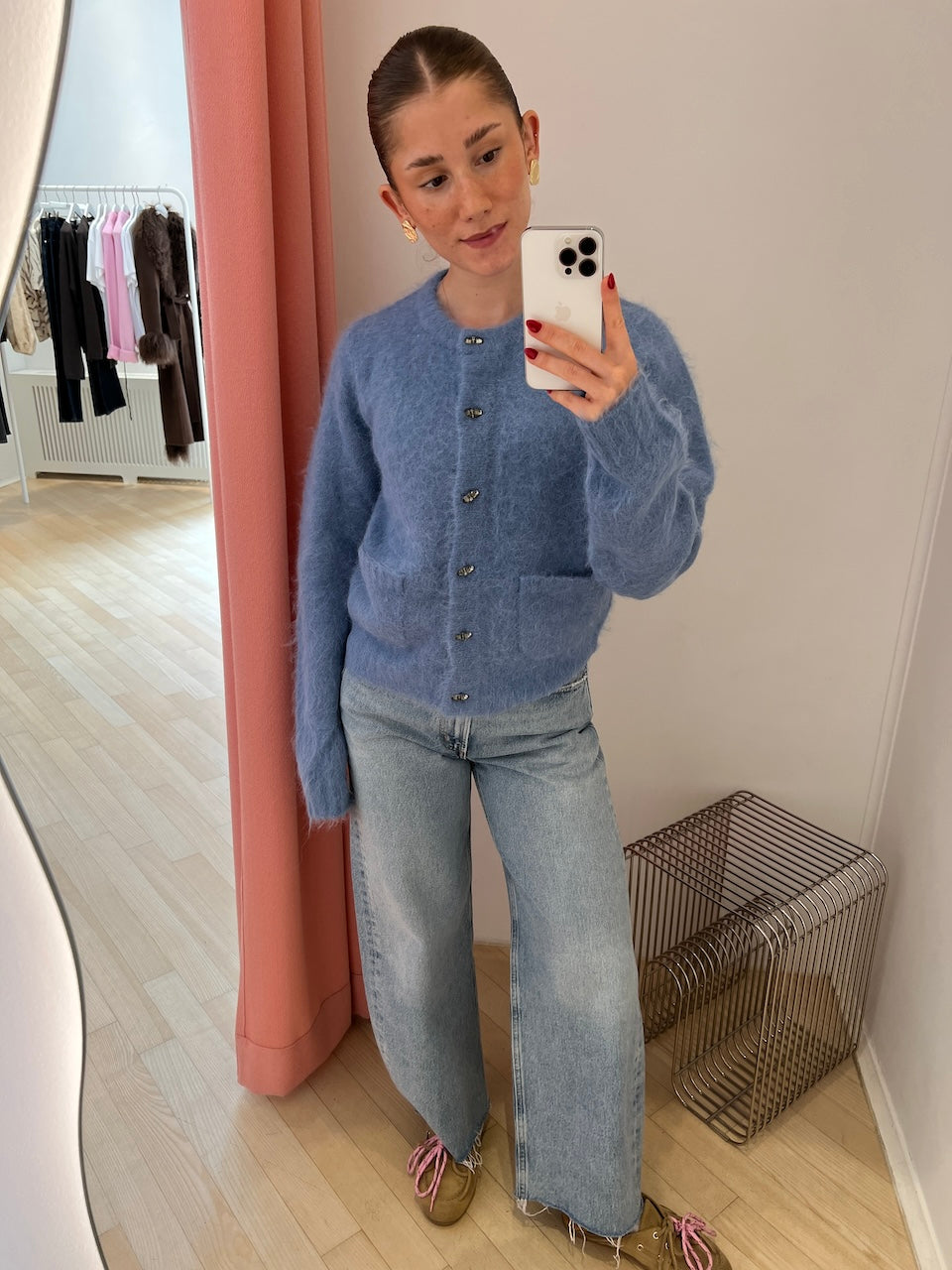Vovilla Knit Cardigan blue