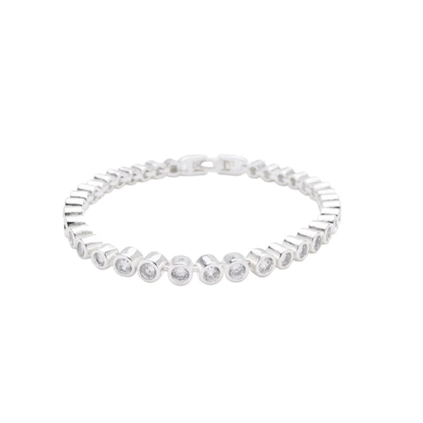 Scarlett Crystal Bracelet silver