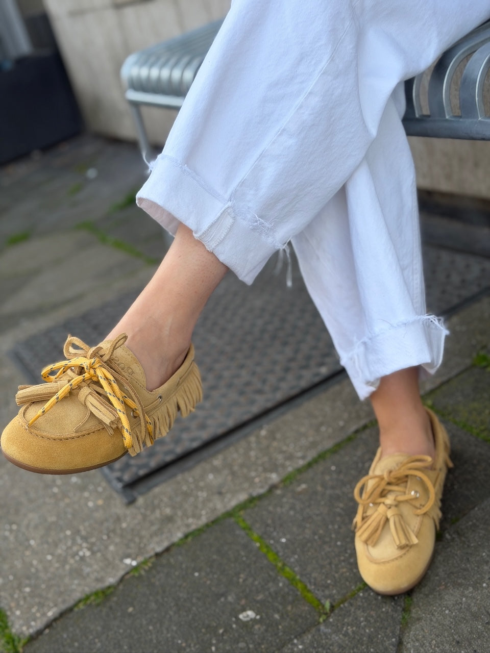 Boat Loafer Native Tassel Suede pado