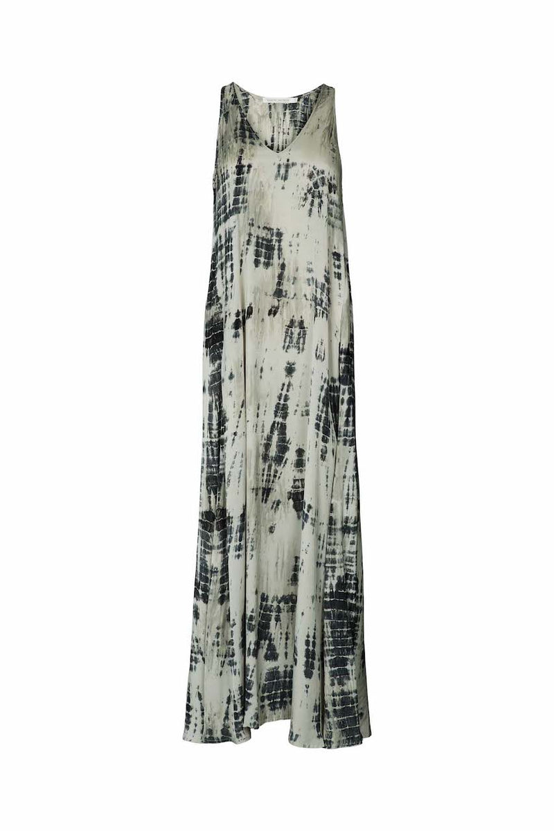 Ian Coil Long Dress silver
