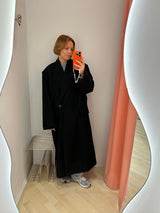 Janne Oversize Boxy Coat black