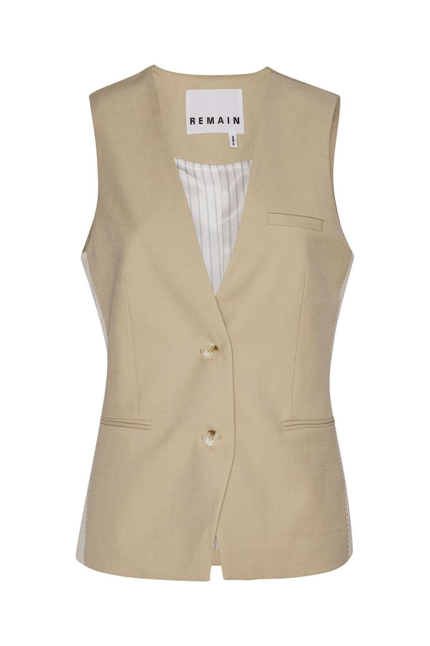 Masja Two Color Vest safari